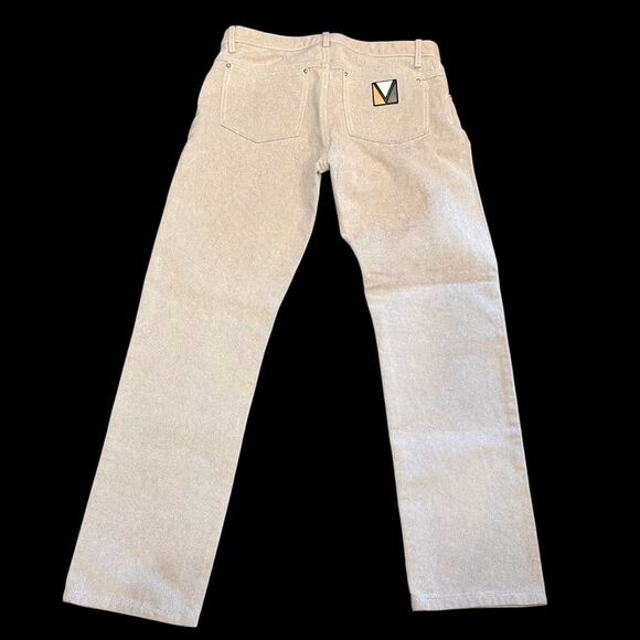 Louis Vuitton Cream Pants with Logo Tag - Picture 2 of 8